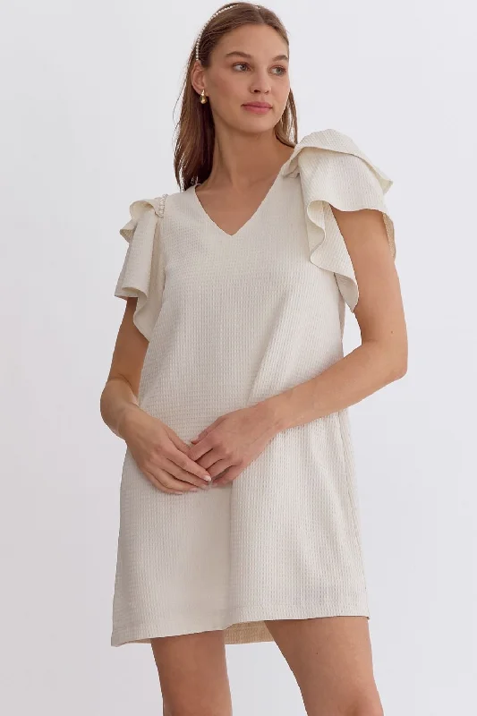 Pearl Waffle Knit Dress Tunics Favorite customer