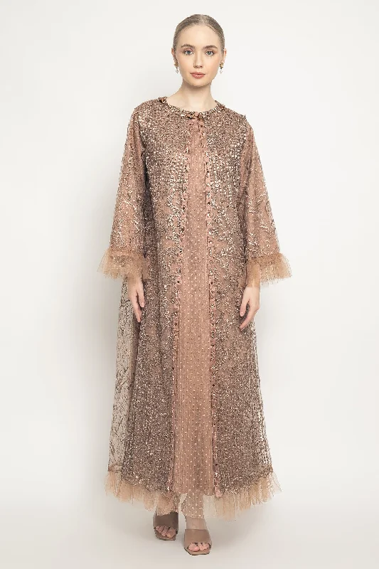 Blossom Dress in Mocca A-Line Day Work