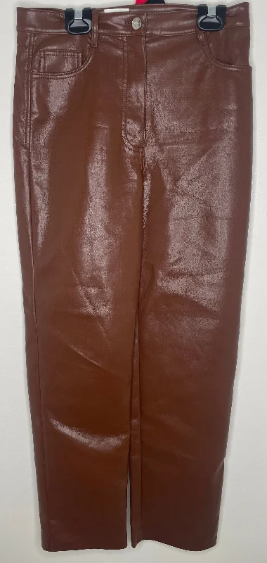 Wilfred Pleather Pants size 6/S Relaxed Lounge Trousers