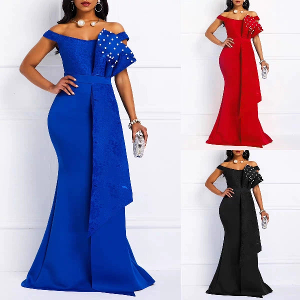 Off Shoulder Long Party Dress Floor Length Dress Party Dress Tunics Top rated