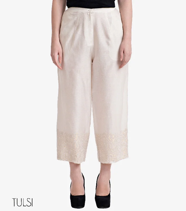 Chanderi Pants Trendy Work Pants