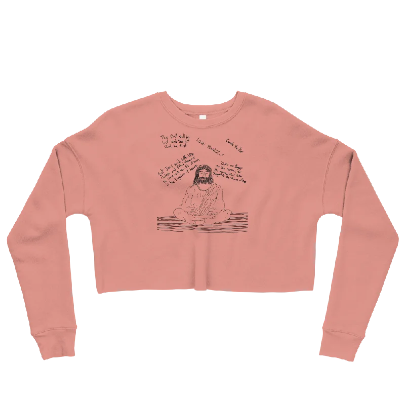Lose Yourself Graphic Crop Sweatshirt Hoodie Jacket Zipper Layering