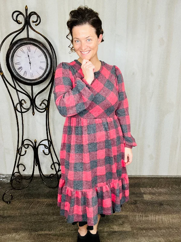 Christmas Cheer Dress Tunics Denim casual