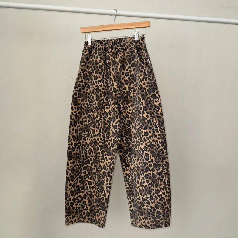 Le Bon Shoppe Arc Pants Leopard High-Waist Trousers