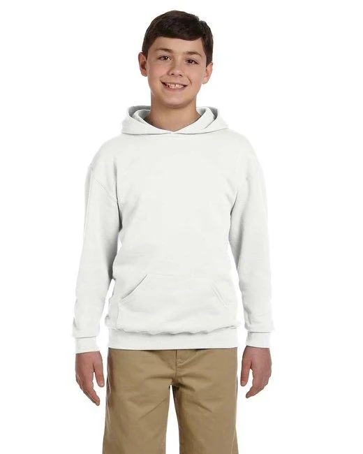 Jerzees Youth 8 oz. NuBlend  Fleece Pullover Hooded Sweatshirt 996Y Mock Neck Pullover