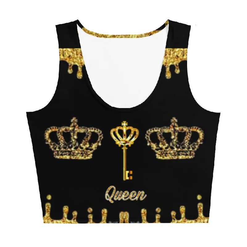 Crop Top Fleece Nylon Spandex