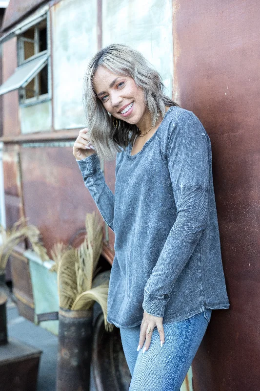 Midnight Oil Pullover Slouchy Comfort Pullover