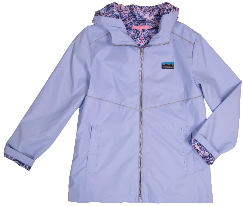 SIMPLY SOUTHERN RAIN JACKET Zippered Jacket Buttoned Jacket Snapped Jacket