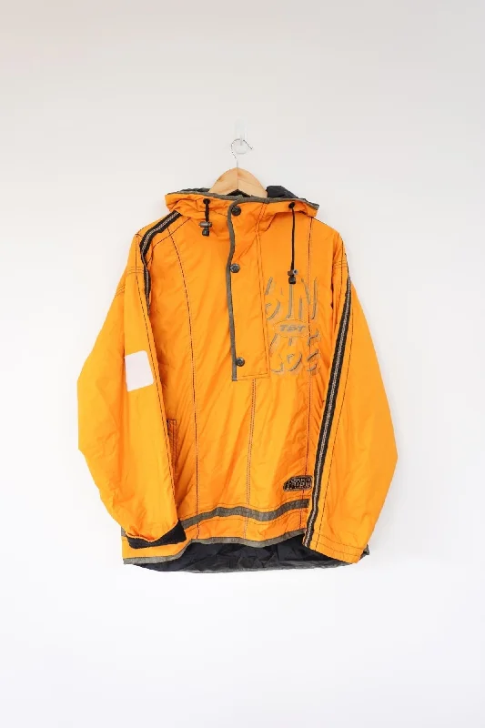 Tokka Tribe Yellow Vintage Ski Jacket V-Neck Jacket Boat Neck Jacket Square Neck Jacket