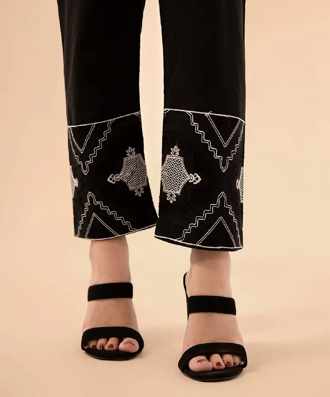 Embroidered Trouser - LTE 425 Trousers Corduroy Warm