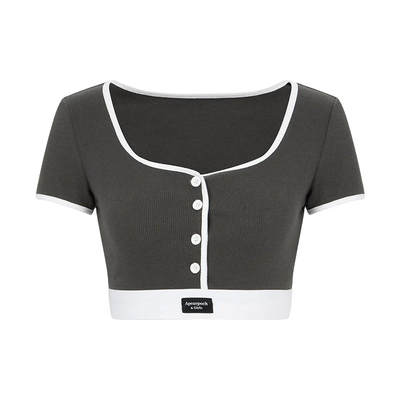 Grey Short Sleeved