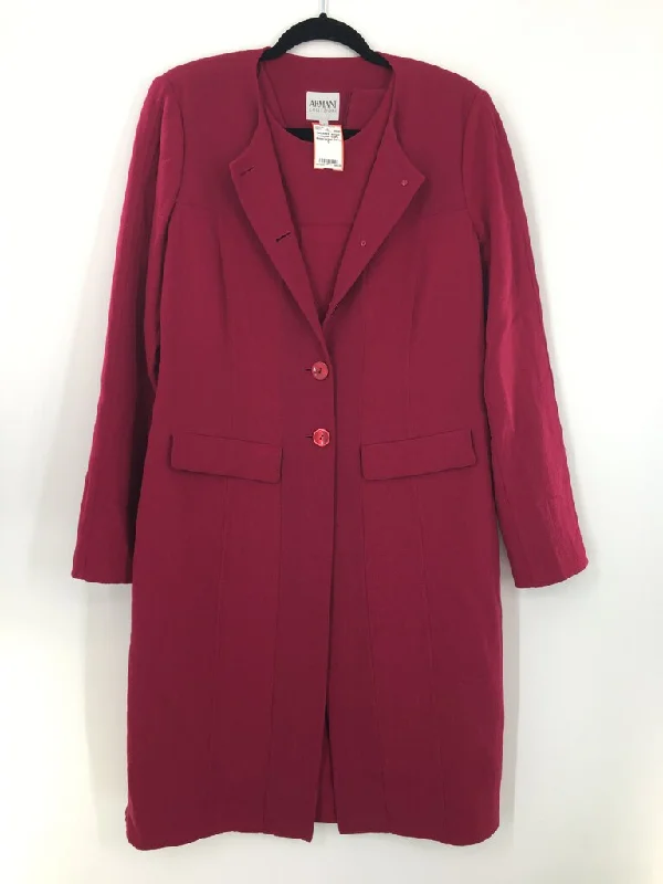 12 2Pc dress/jacket Tailored Jacket Straight Jacket A-Line Jacket