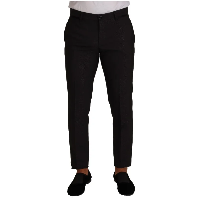 Dolce & Gabbana Elegant Skinny Tuxedo Trousers Trousers Chinos Classic
