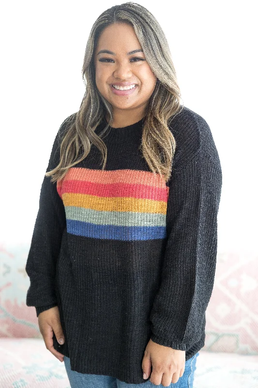 Midnight Rainbow Pullover Long Sleeve Pullover