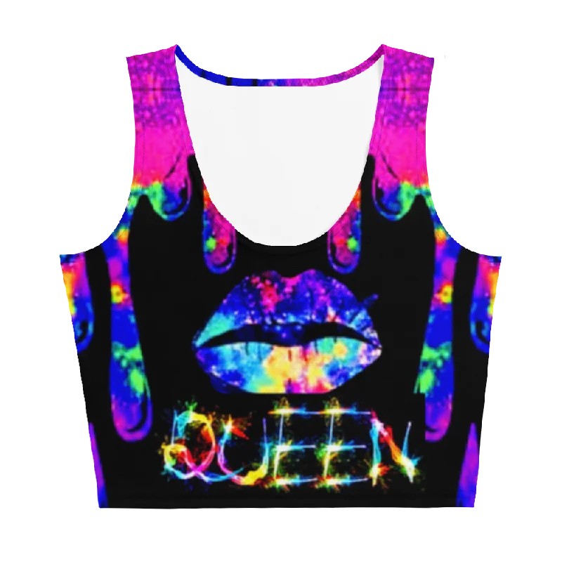 Crop Top Hooded Caped Shawl Collar