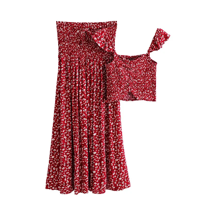 Ashore Shop sleeveless summer women Two piece set dress crop top maxi skirt 2020 cotton floral print boho beach vestidos casual suit Layered Multi-layer Single Layer Ashore Shop sleeveless summer women Two piece set dress crop top maxi skirt 2020 cotton floral print boho beach vestidos casual suit Layered Multi-layer Single Layer