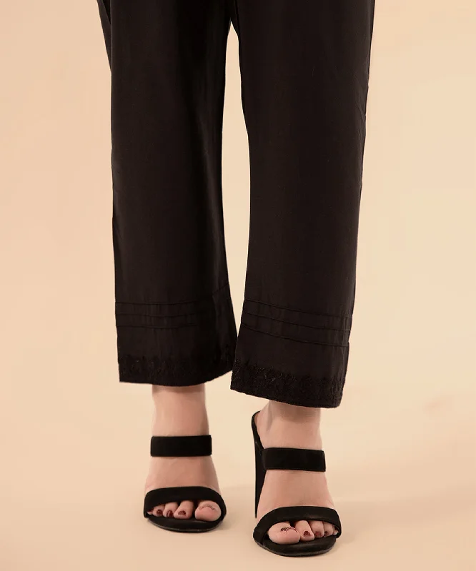Embroidered Trouser - LTE 422 Trousers Satin Smooth