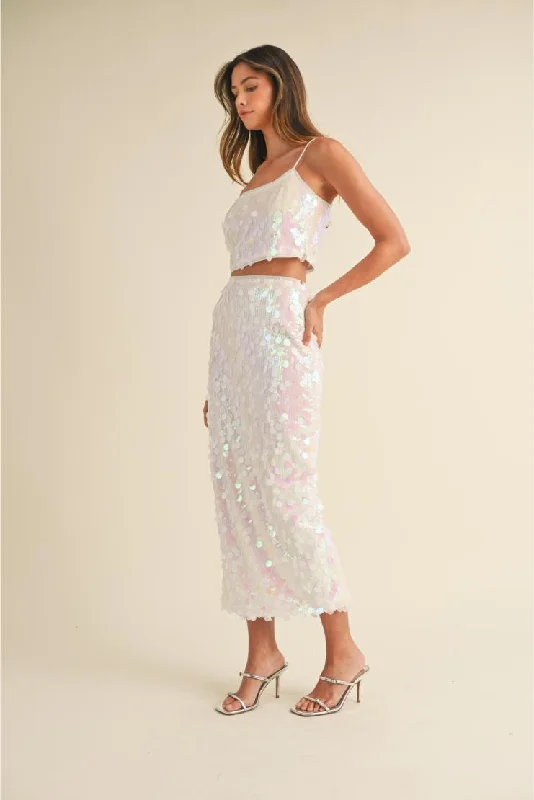 Sierra Sequin Crop Top & Midi Skirt (Sold Separately) Wool Fabric Cashmere Fabric Tweed Fabric Sierra Sequin Crop Top & Midi Skirt (Sold Separately) Wool Fabric Cashmere Fabric Tweed Fabric