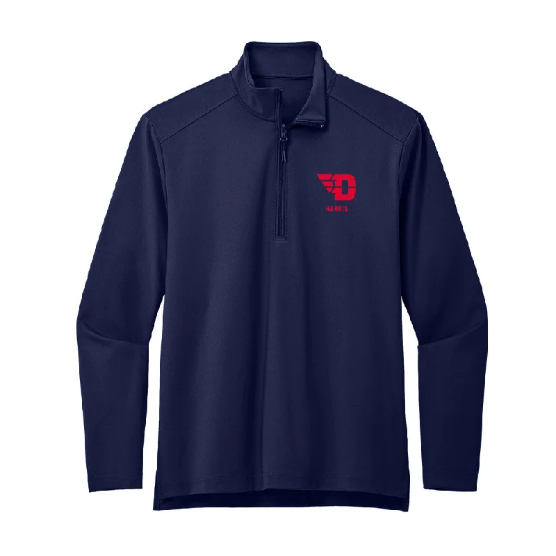 Dayton - NCAA Women's Basketball : Rikki Harris - Premium Quarter Zip Jacket Striped Jacket Polka Dot Jacket Floral Jacket Dayton - NCAA Women's Basketball : Rikki Harris - Premium Quarter Zip Jacket Striped Jacket Polka Dot Jacket Floral Jacket