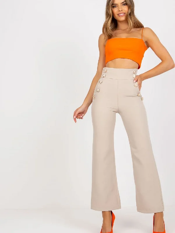 Women trousers Italy Moda Trousers Leather Faux