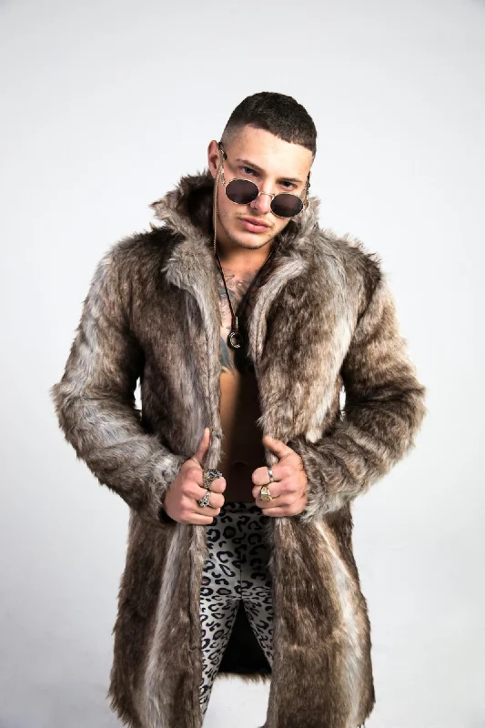 Brown Fur Doof Jacket Faux Fur Jacket Real Fur Jacket Shearling Jacket