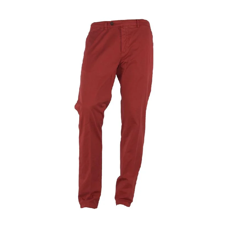 Made in Italy Chic Summer Cotton-Blend Trousers Trousers Handmade Artisanal