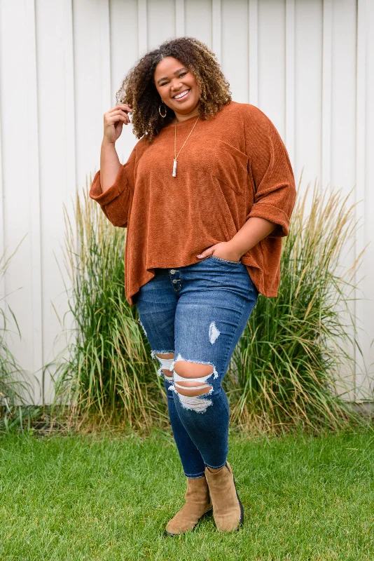 Pumpkin Spice Luv Sweater Top Long Sweater Short Sweater Cropped Sweater