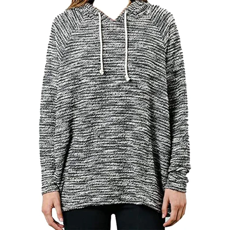 Rusty Dozens Women's Hoody Pullover Sweatshirts (Brand New) Tight Sleeve Top