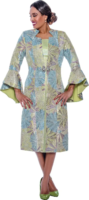 Divine Queen 2342W Jacquard Petal Dress w/ Jacket Fitted Jacket Loose Jacket Oversized Jacket Divine Queen 2342W Jacquard Petal Dress w/ Jacket Fitted Jacket Loose Jacket Oversized Jacket