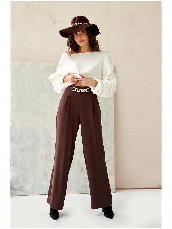 Women trousers Roco Fashion Trousers Flared Retro