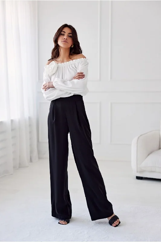 Women trousers Roco Fashion Trousers Bridal Satin