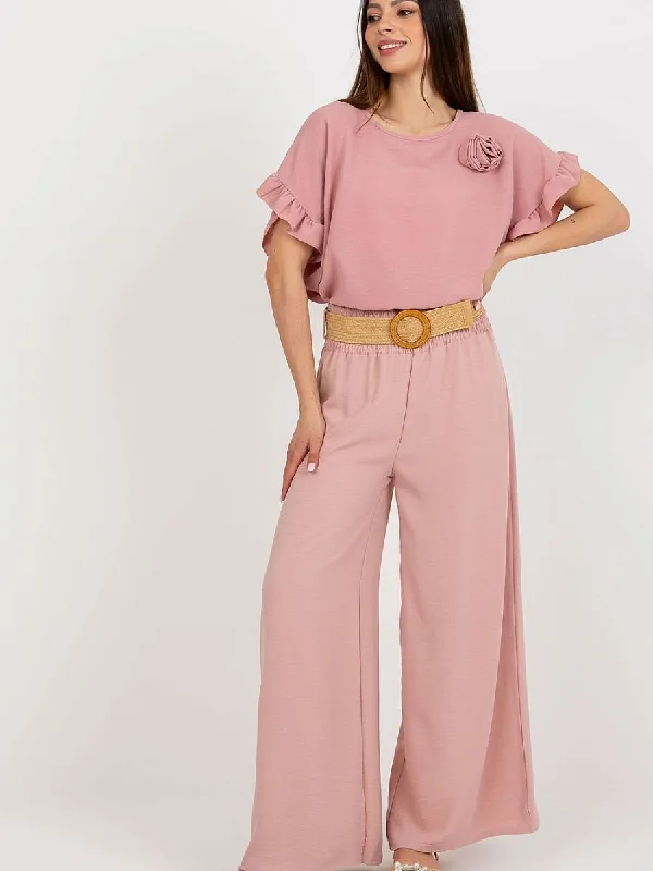 Women trousers Italy Moda Trousers versatile all-occasion