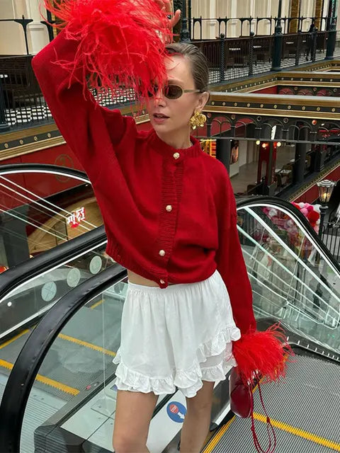 Red sweater