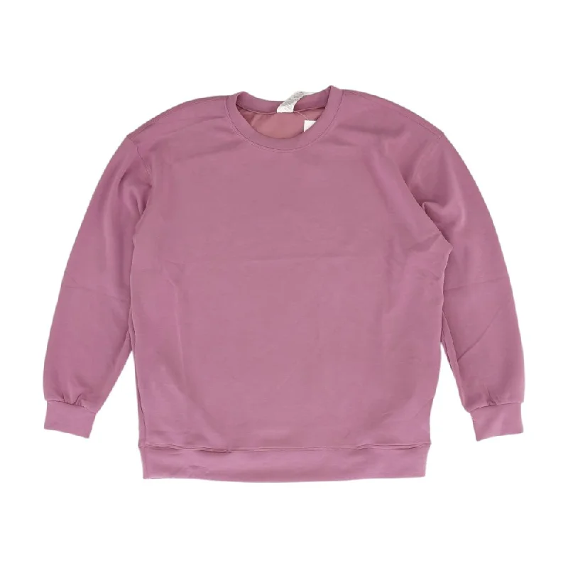 Mauve Solid Active Pullover dolman Sleeve Top