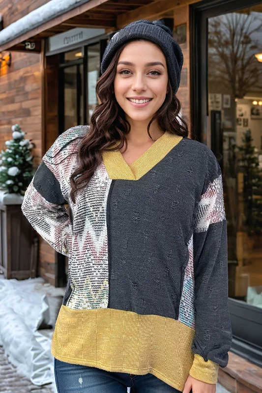 Wave Maker - Pullover Three Quarter Sleeve