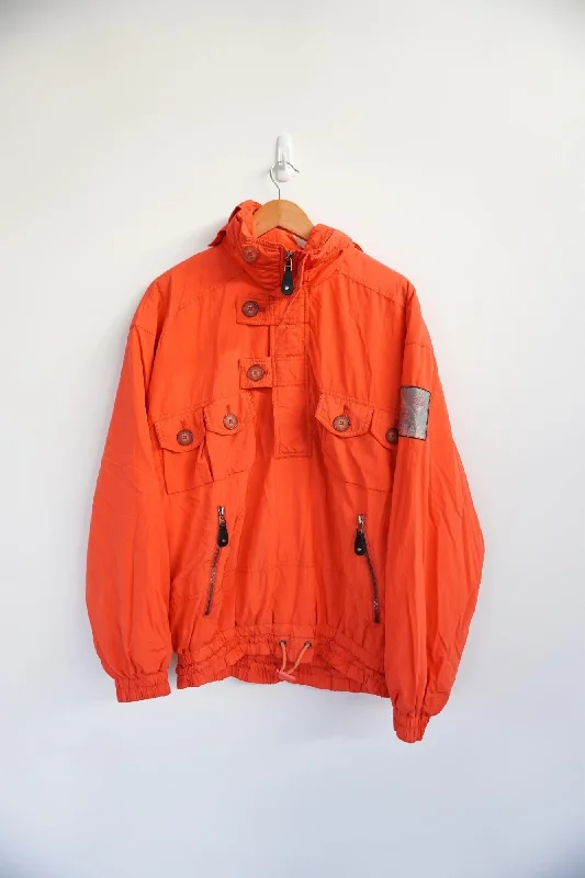 Head Vintage Ski Jacket Welt Pockets Slit Pockets Flap Pockets