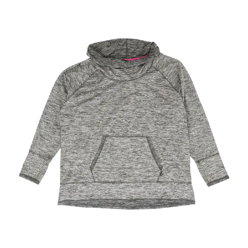 Gray Misc Active Pullover Jewel Neck Pullover