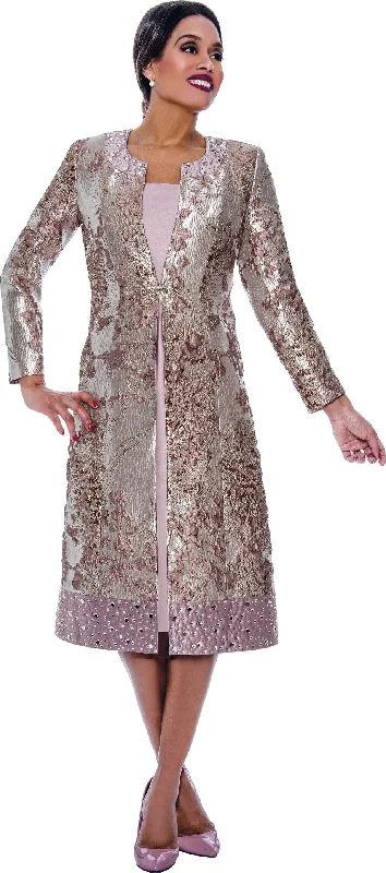 Divine Queen 2322 Metallic Jacquard Dress w/ Long Jacket Zippered Jacket Buttoned Jacket Snapped Jacket Divine Queen 2322 Metallic Jacquard Dress w/ Long Jacket Zippered Jacket Buttoned Jacket Snapped Jacket