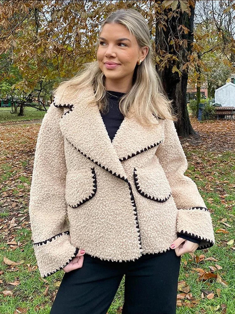 2024 Autumn Lady Outerwear Jacket Nylon Jacket Polyester Jacket Spandex Jacket