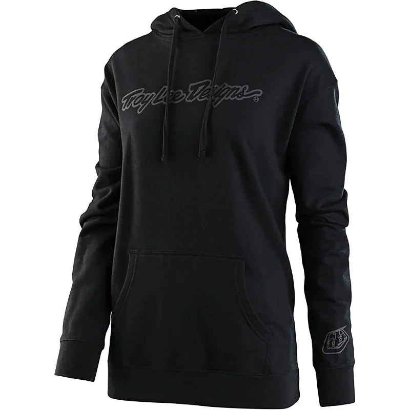 Troy Lee Designs Signature Women's Hoody Pullover Sweatshirts Short Puff Sleeve