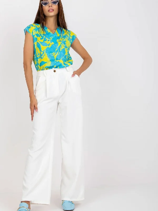 Women trousers Italy Moda Trousers Corduroy Warm