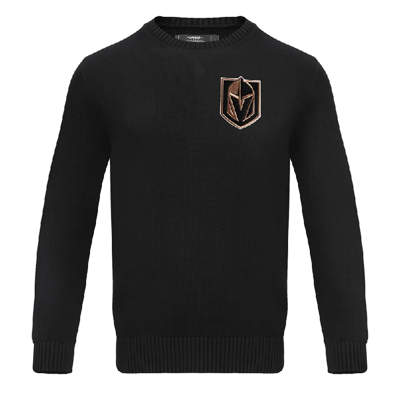 SWEATER DE CUELLO REDONDO NHL VEGAS GOLDEN KNIGHTS CLASSIC CREWNECK SWEATER Hooded Caped Shawl Collar SWEATER DE CUELLO REDONDO NHL VEGAS GOLDEN KNIGHTS CLASSIC CREWNECK SWEATER Hooded Caped Shawl Collar
