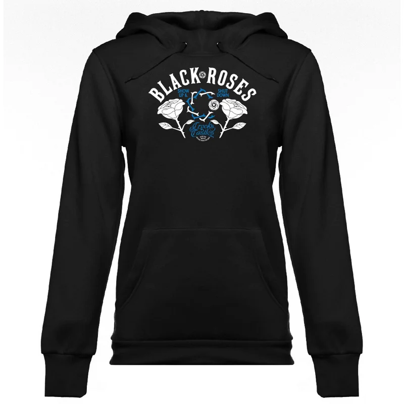 Crooks & Castles Black Rose Women's Hoody Pullover Sweatshirts (Brand New) Boat Neck Sweater Crooks & Castles Black Rose Women's Hoody Pullover Sweatshirts (Brand New) Boat Neck Sweater