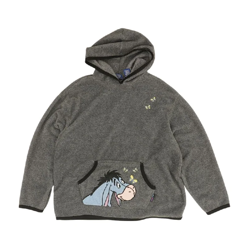 Vintage 90s Disney's Winnie the Pooh "Eeyore" Fleece Pullover Tight Sleeve Top