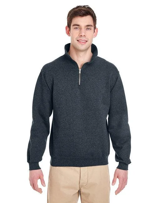 Jerzees Adult Super Sweats  NuBlend  Fleece Quarter-Zip Pullover 4528 Cowl Neck Pullover