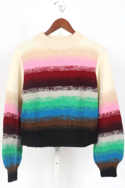 Haley Sweater - Multi Glossy Satin Silk