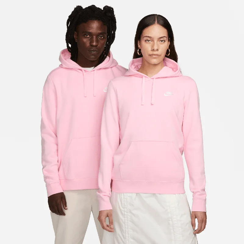 Women's Nike Sportswear Club Fleece Pullover Hoodie Leg Sleeve Comfort