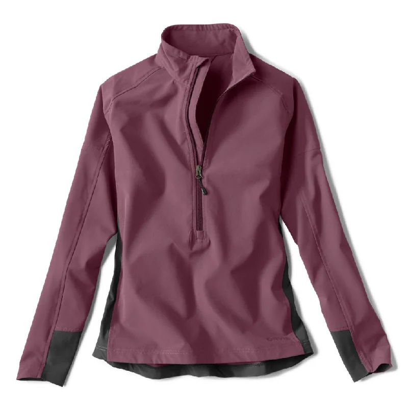 Orvis Women's Pro LT Softshell Pullover Boxy Neck Sweater