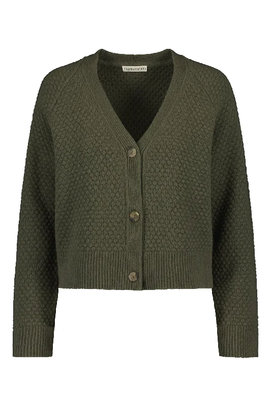 Aaslaluoto Wool Jacket Sampling Green Welt Pockets Slit Pockets Flap Pockets