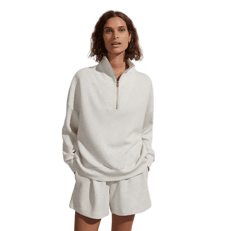 Varley Hawley Half Zip Sweat Pullover Deep Neck Pullover